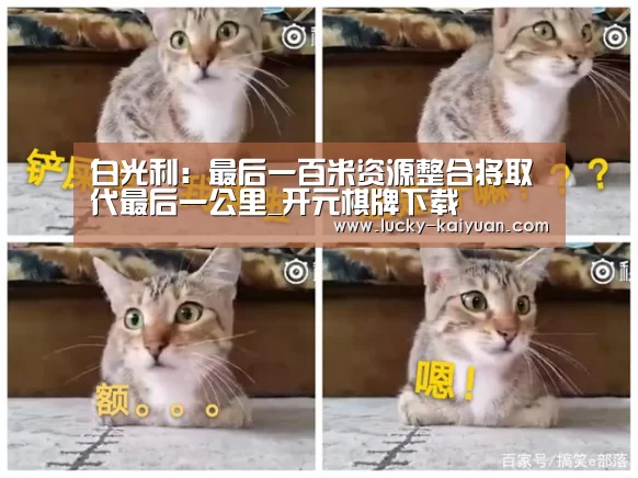 白光利:最后一百米资源整合将取代最后一公里_开元棋牌下载(图1) 开元棋牌app